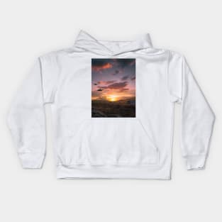 Sunset Jets Kids Hoodie